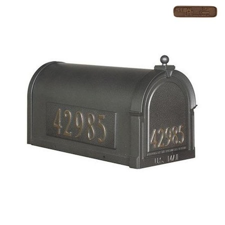 Berkshire Berkshire SCB-1015-DX-CPBerkshire Curbside Mailbox with Front and Side Numbers-Copper SCB-1015-DX-CP